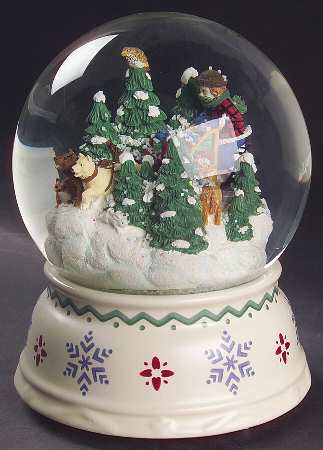Nordic Christmas Snow Globe