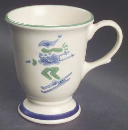Nordic Christmas Extra Large 16 Oz Pedestal Mug