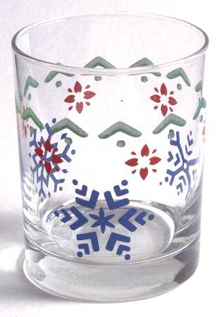 Nordic Christmas 12 Oz Glassware Double Old Fashioned