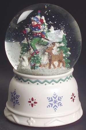 Nordic Christmas Snow Globe