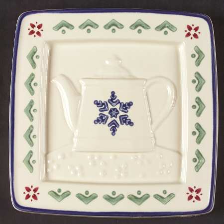 Nordic Christmas Embossed Square Trivet