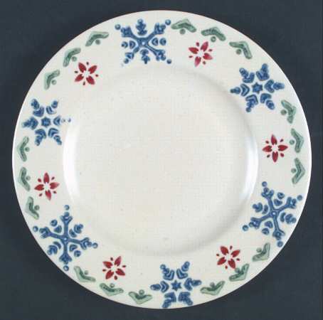 Nordic Christmas Accent Salad Plate