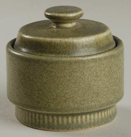 Nordic Green Sugar Bowl & Lid