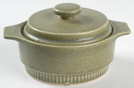 Nordic Green Individual Casserole & Lid