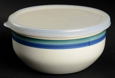 Northwinds 5 3/4" Metal Bowl & Plastic Lid