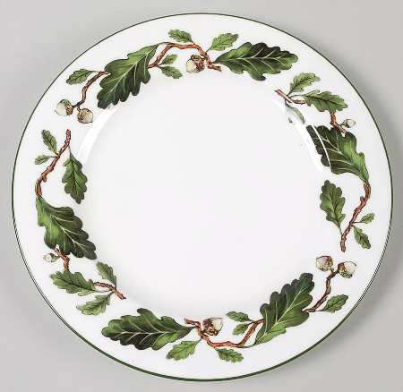 Oak Leaves Salad Plate