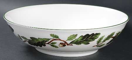 Oak Leaves 9" Round Vegetable Bowl