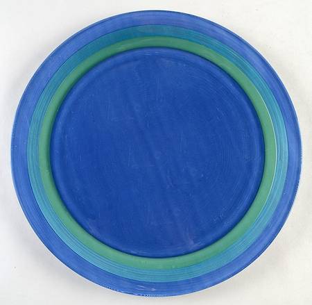 Ocean Breeze Round Glassware Cake Plate
