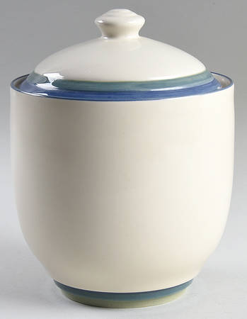 Ocean Breeze Small Canister & Lid with Seal Ring by Pfaltzgraff