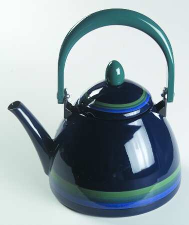 Ocean Breeze Metal Kettle & Lid