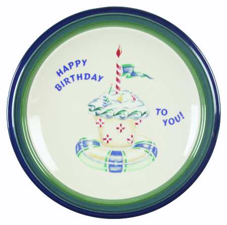 Ocean Breeze Happy Birthday Plate