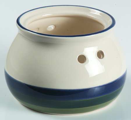 Ocean Breeze Garlic Keeper No Lid