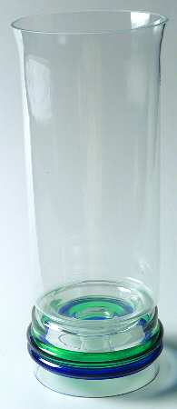 Ocean Breeze Hurricane Lamp & Globe by Pfaltzgraff