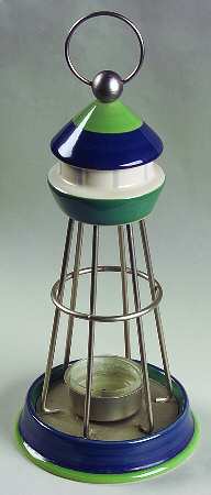 Ocean Breeze Hanging Metal Votive Lantern by Pfaltzgraff