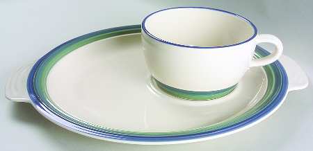 Ocean Breeze Snack Plate & Cup Set