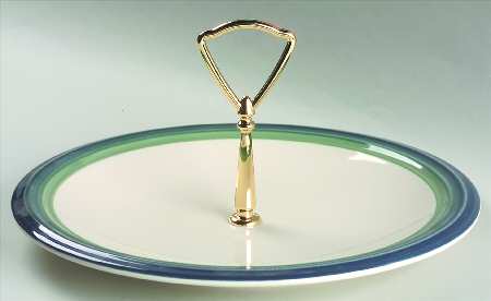 Ocean Breeze Round Serving Plate with Handle (DP)