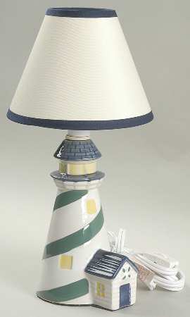 Ocean Breeze Electric Buffet Lamp & Shade