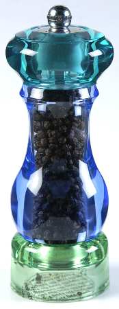 Ocean Breeze Lucite Combo Salt Shaker & Pepper Grinder