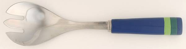 Ocean Breeze Salad Serving Fork with Stainless Prongs