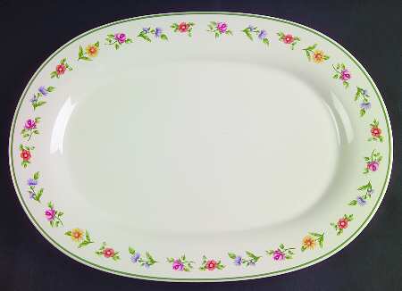 Olivia 14" Oval Serving Platter