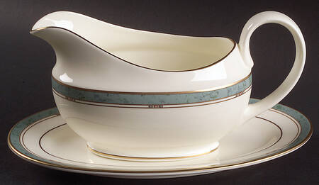 Patina Gravy Boat & Underplate by Pfaltzgraff