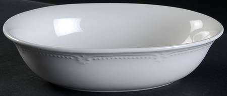 Pearl Brocade 10" Oval Vegetable Bowl