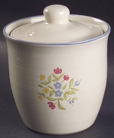 Perennials (Medley Collection) Small Canister & Lid