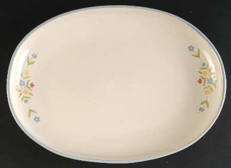 Perennials (Medley Collection) 14" Oval Serving Platter