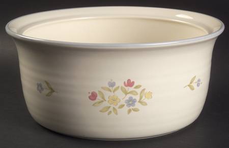 Perennials (Medley Collection) 2 Qt Round Covered Casserole No Lid
