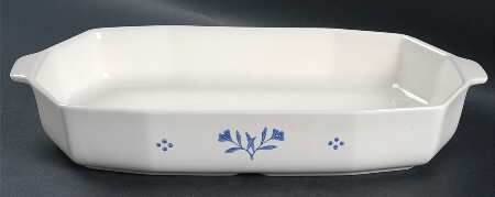 Perennials (Cottage Collection) 14" Rectangular Baker