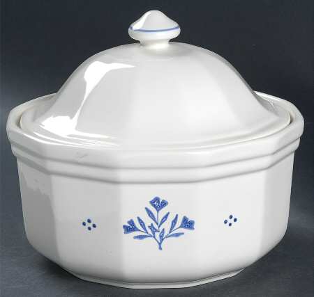 Perennials (Cottage Collection) 2 Qt Round Covered Casserole