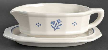 Perennials (Cottage Collection) Gravy Boat & Underplate