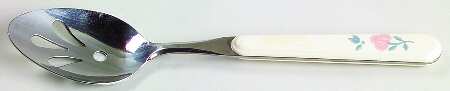 Perennials (Serendipity Collection) Pierced Tablespoon (Serving Spoon)