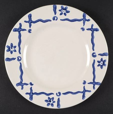 Tile Border Salad Plate