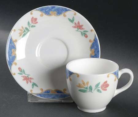 Pietra Flat Demitasse Cup & Saucer Set