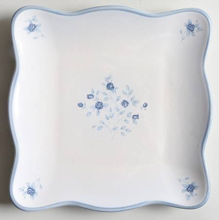 Poetry Glossy 8" Square Buffet Plate