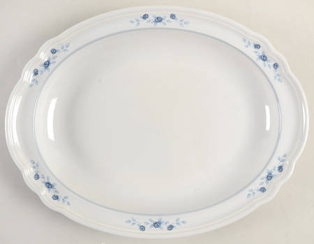 Poetry Glossy 14" Oval Serving Platter