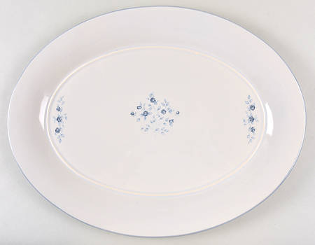 Poetry Glossy 18" Oval Serving Platter