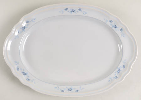 Poetry Glossy 13" Oval Serving Platter