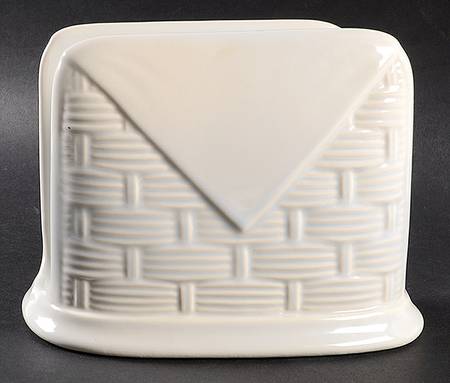 Poetry Glossy Basketweave Napkin Holder