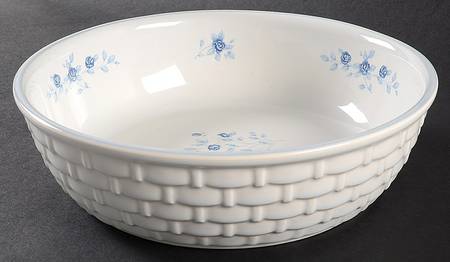 Poetry Glossy 8" Wicker Bowl