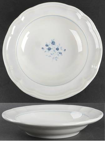 Poetry Glossy Large Rim Soup Bowl