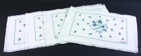 Poetry Glossy Cloth Placemat - Set of 4