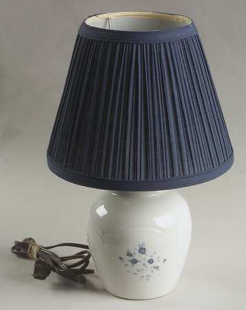 Poetry Glossy Electric Lamp & Shade