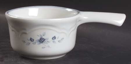 Poetry Glossy Round Handled Bowl