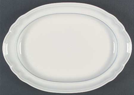 Poetry Glossy 14" Oval Serving Platter