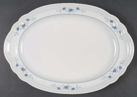 Poetry Glossy 12" Oval Serving Platter