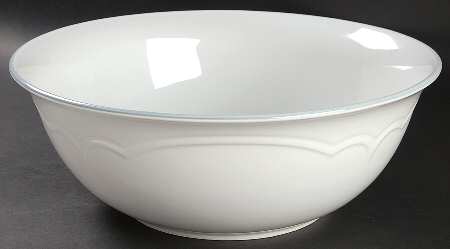 Poetry Glossy 12" Large Salad Serving Bowl
