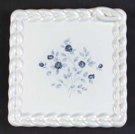 Poetry Glossy Embossed Square Trivet