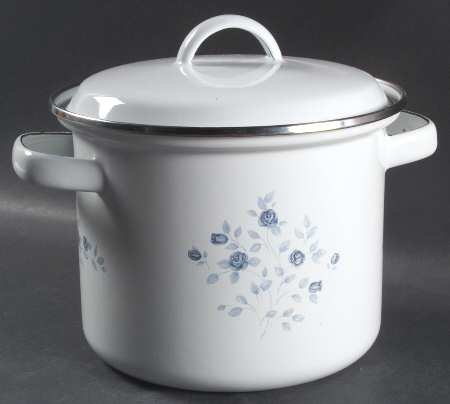 Poetry Glossy 2.5 Qt Metal Stockpot & LId